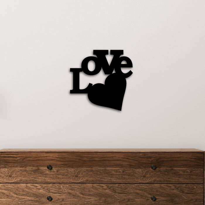 Heart and love wall art