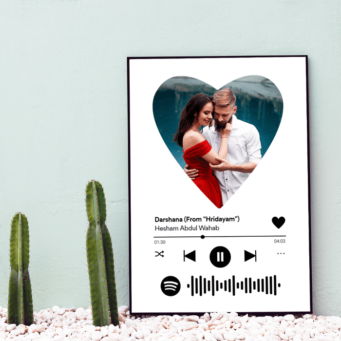 Heart Spotify frame