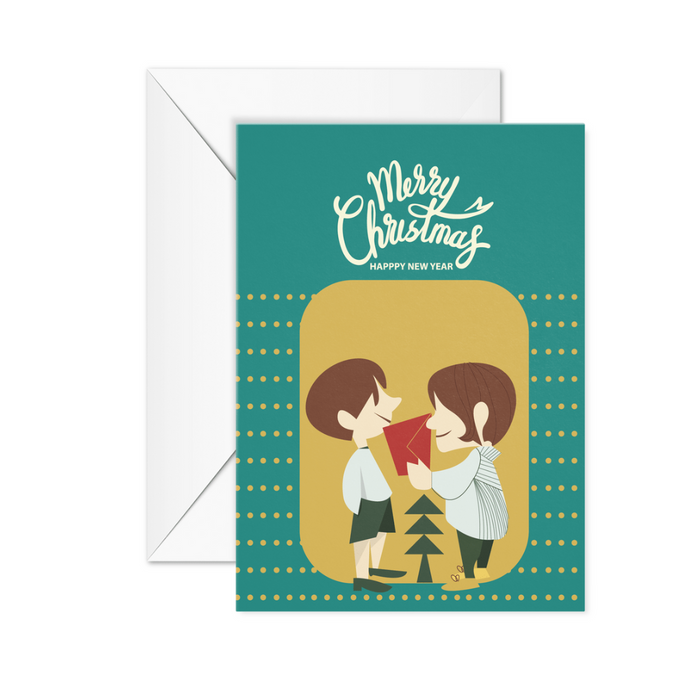 With love greeting card