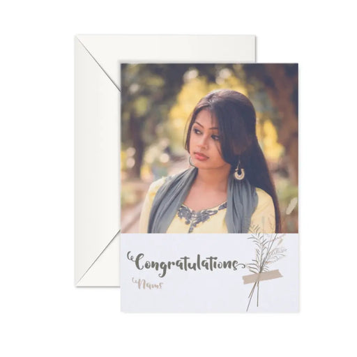 Elegant congratulations card - Dudus Online