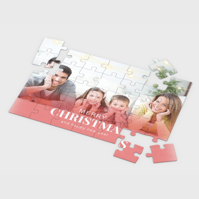 Christmas light red theme puzzle