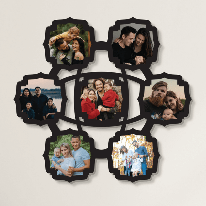 Family Ties Honeycomb Photo Frame