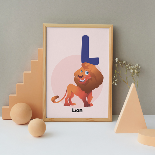L for Lion poster - Dudus Online