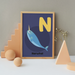 N for Narwhal poster - Dudus Online