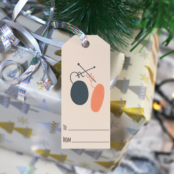 Christmas weaving gift tag - Dudus Online