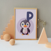 P for Penguin poster - Dudus Online