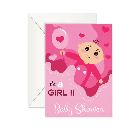 It's a girl greeting card - Dudus Online