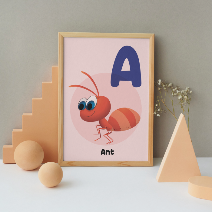 A for Ant poster - Dudus Online