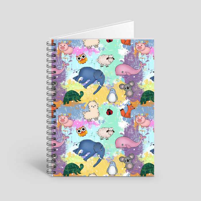 Animal print notebook