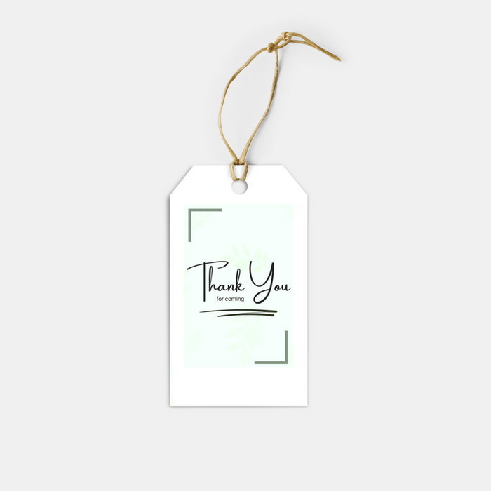 Thank you - Simple Gift Tag - Set of 20