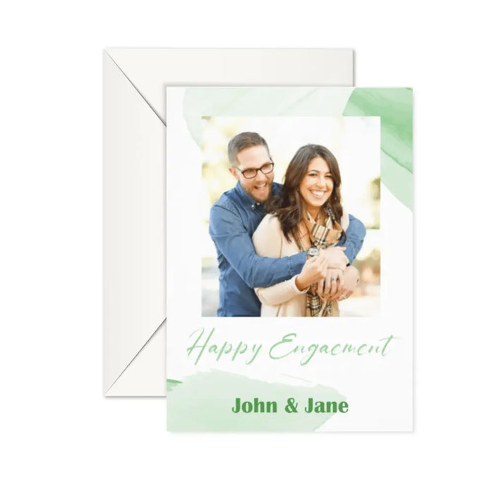 Happy engagement greeting card - Dudus Online