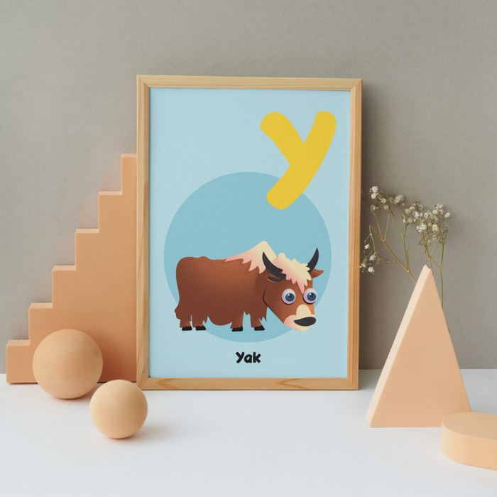 Y for Yak poster - Dudus Online