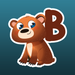 B for Bear stickers - Dudus Online