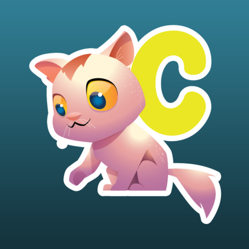C for Cat stickers - Dudus Online
