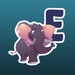 E for Elephant stickers - Dudus Online