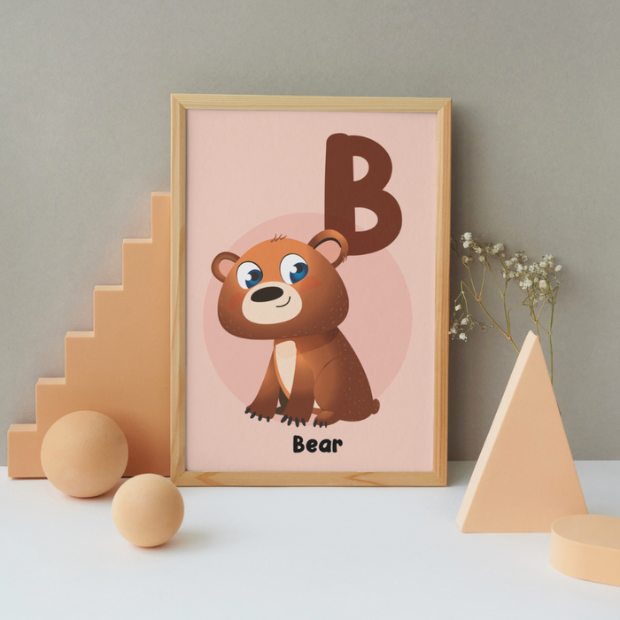 B for Bear poster - Dudus Online