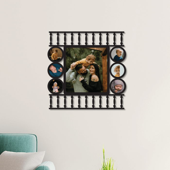 Family Balustrade Photo Frame