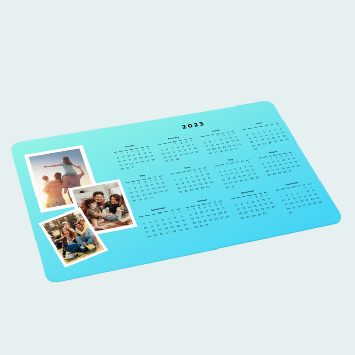 Collage pocket calendar