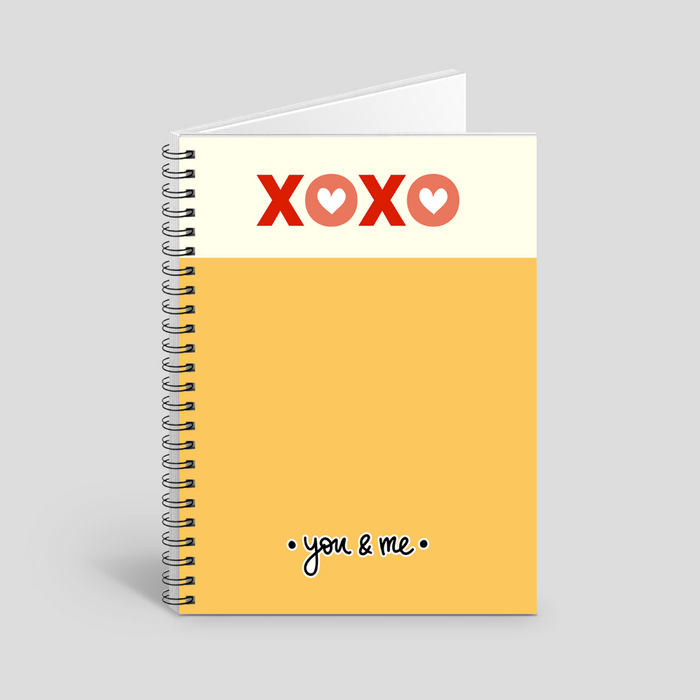 XOXO. You and me notebook