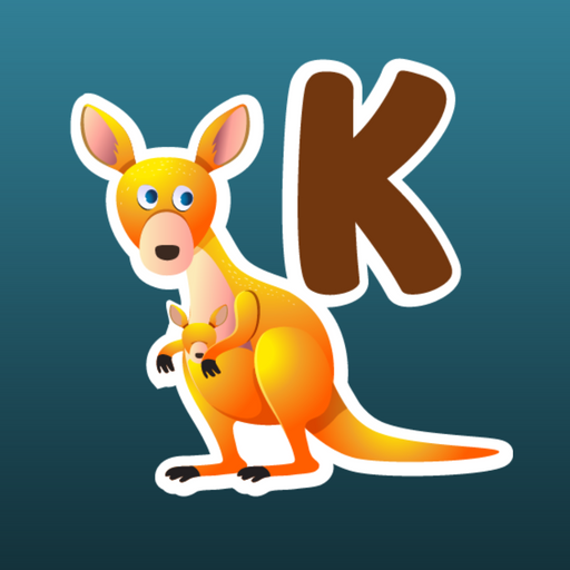 K for Kangaroo stickers - Dudus Online