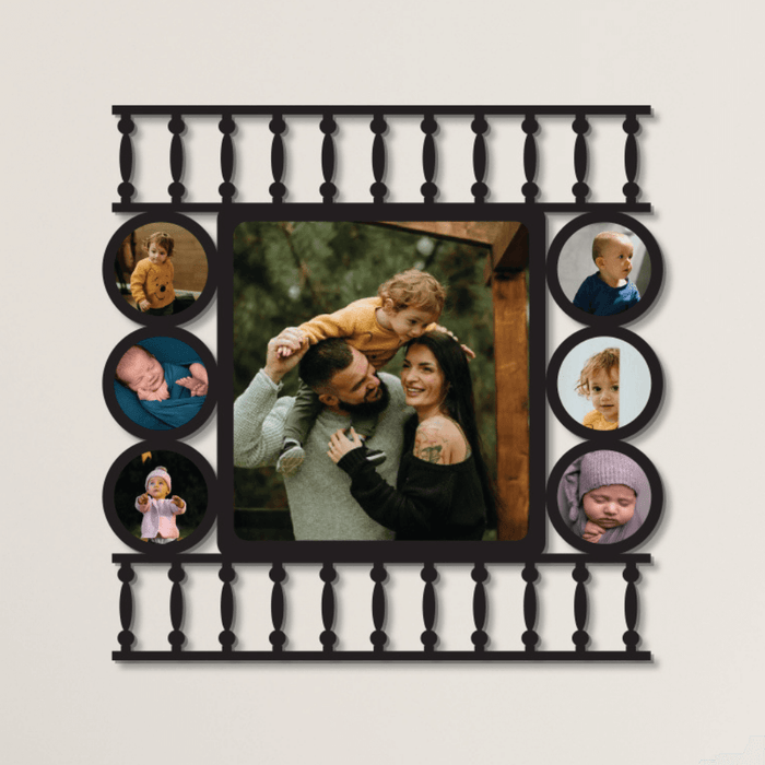 Family Balustrade Photo Frame
