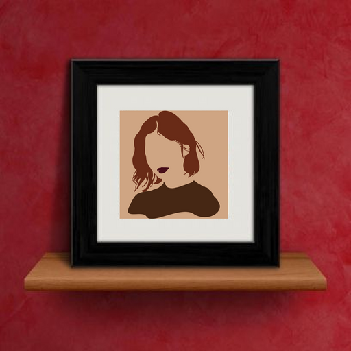 Faceless illustration box mini photo frame - Dudus Online