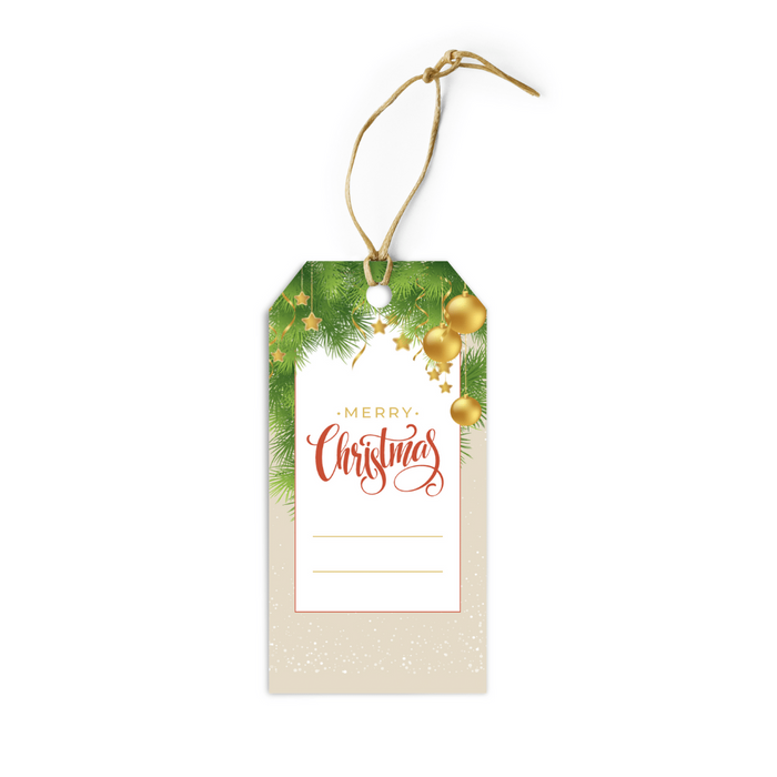 Merry christmas gift tag - Dudus Online