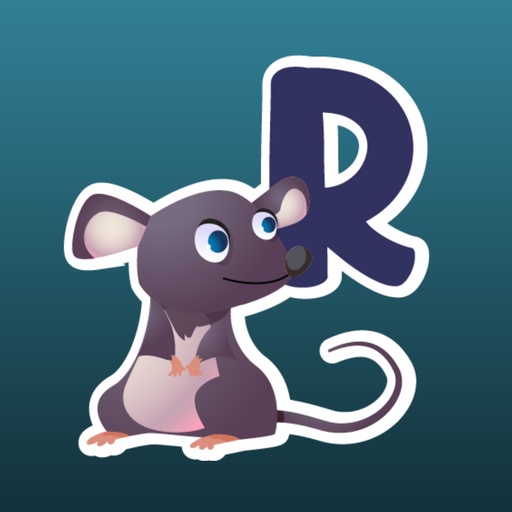 R for Rat stickers - Dudus Online