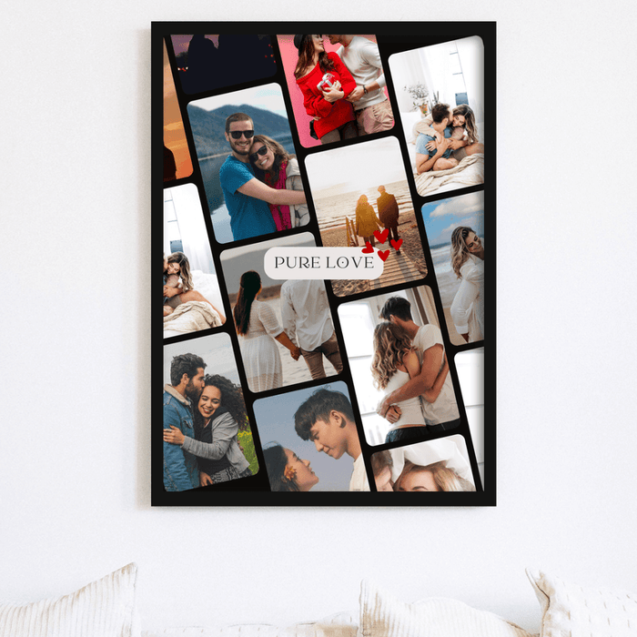 Pure love collage photo frame