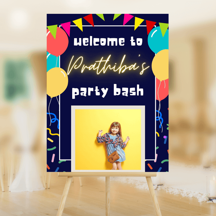 Party Bash Welcome poster