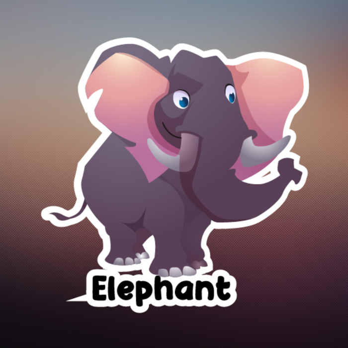 Elephant stickers - Dudus Online