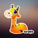 Giraffe stickers - Dudus Online