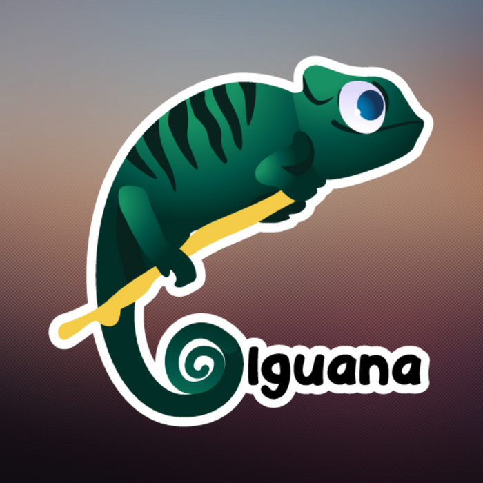 Iguana stickers - Dudus Online