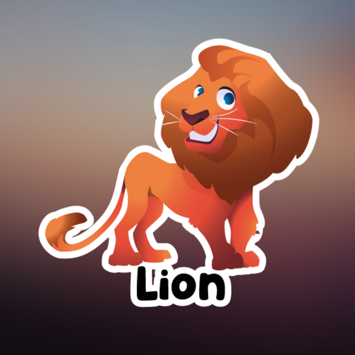 Lion stickers - Dudus Online