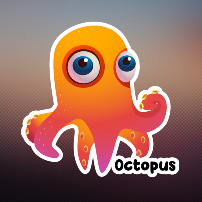 Octopus stickers - Dudus Online