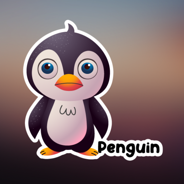 Penguin stickers - Dudus Online