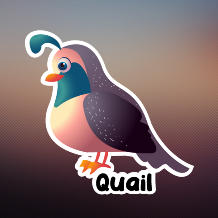 Quail stickers - Dudus Online