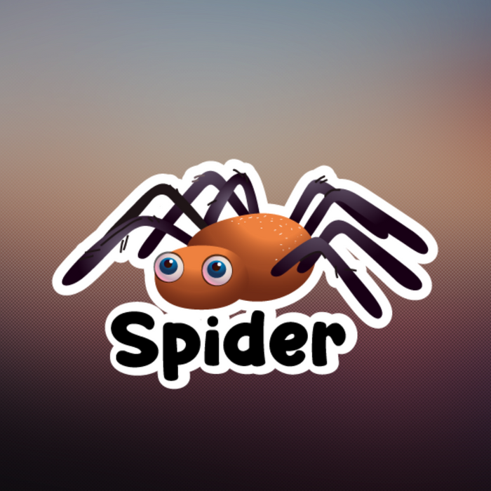 Spider stickers - Dudus Online