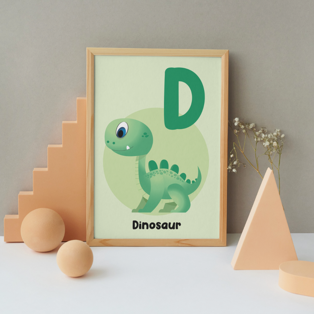 D for Dinosaur poster — Dudus Online