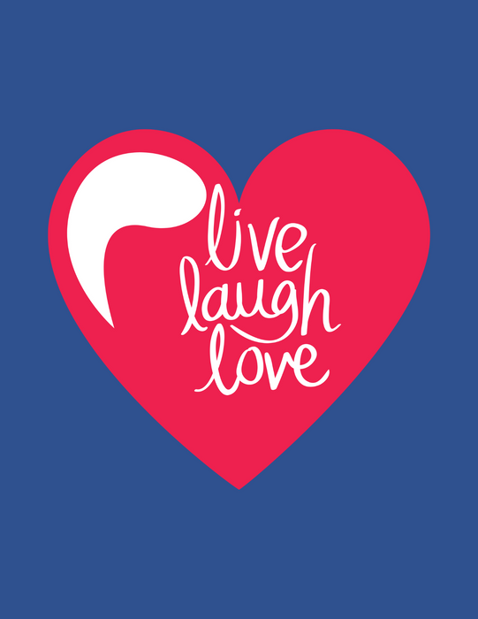 Live Laugh Love notebook