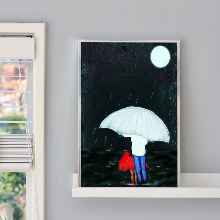 Love in the rain photo frame by Tantillaa
