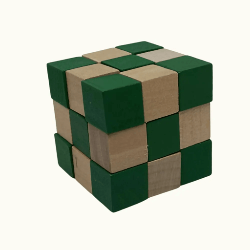 Wooden snake cube puzzle - Dudus Online