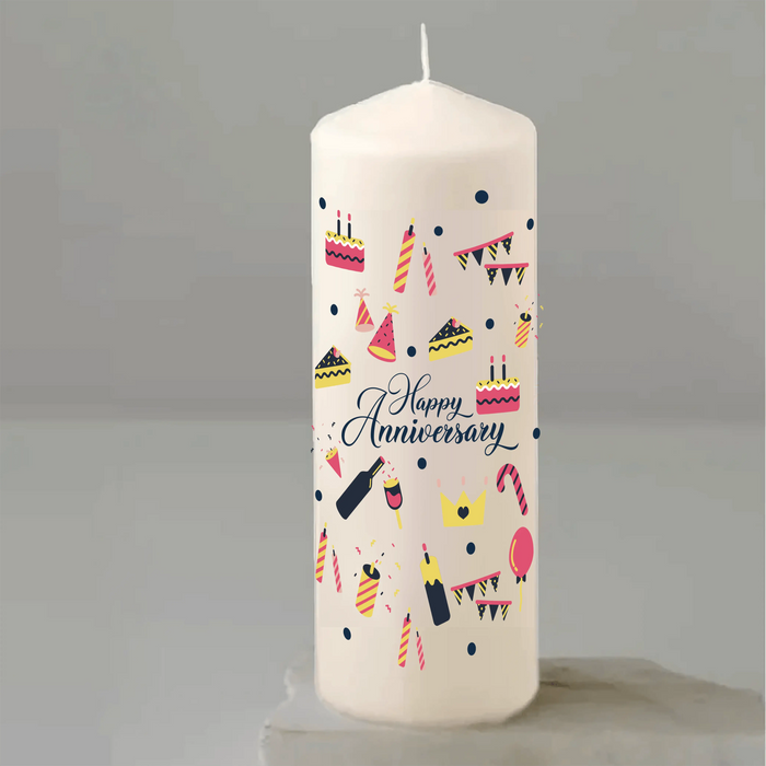 Anniversary party candle