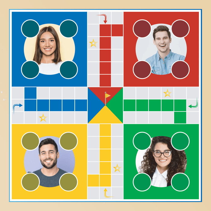 Just play. Have fun. Enjoy the game ludo board - Dudus Online
