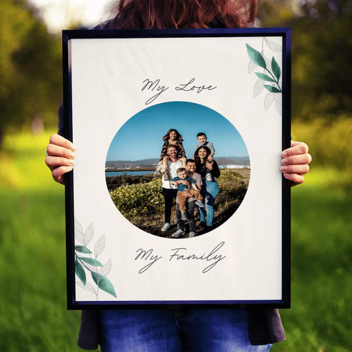 My love, My family canvas photo frame - Dudus Online