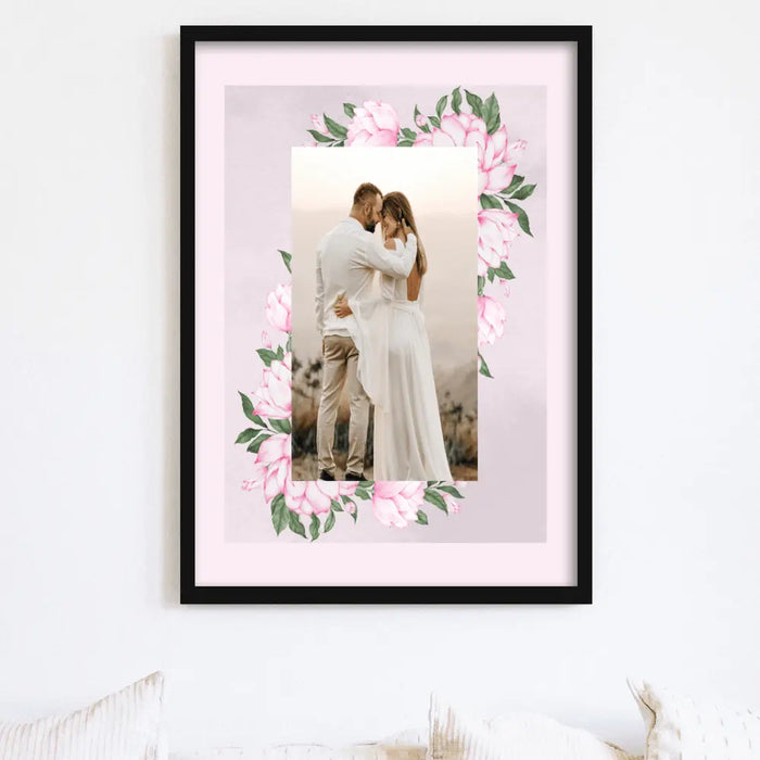 Flowers with love wall hanging photo frame - Dudus Online
