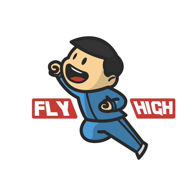 Fly high stickers - Dudus Online