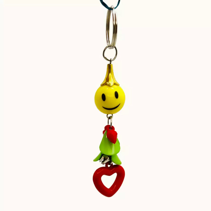 Smiley and heart key chain - Dudus Online