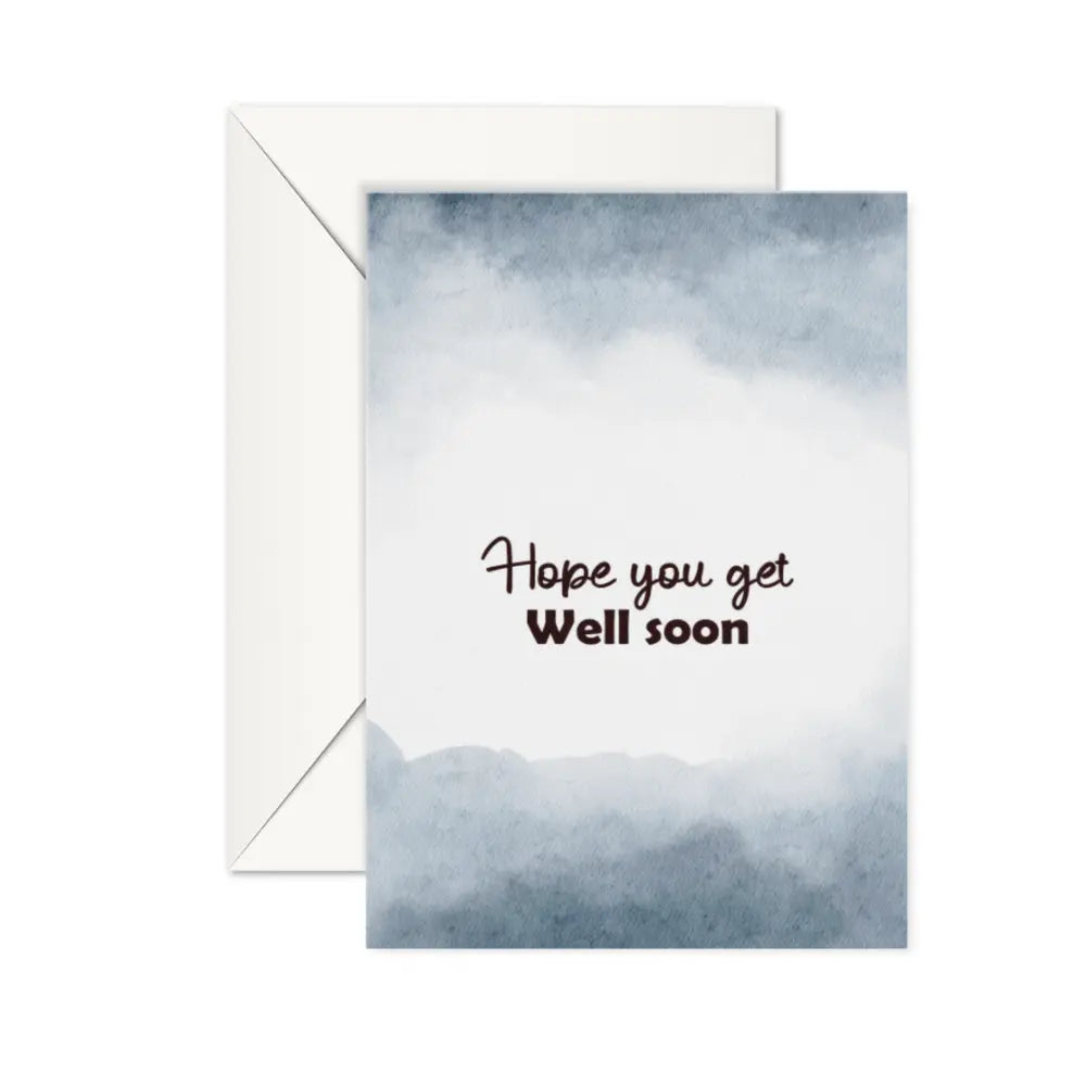 Get well soon greeting cards