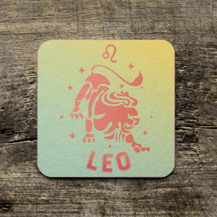 Set of 4 Leo coasters - Dudus Online